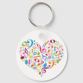 music is in the heart key ring