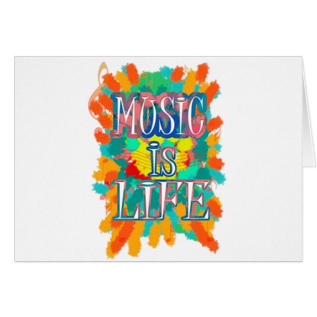 Music is Life (Front Horizontal)