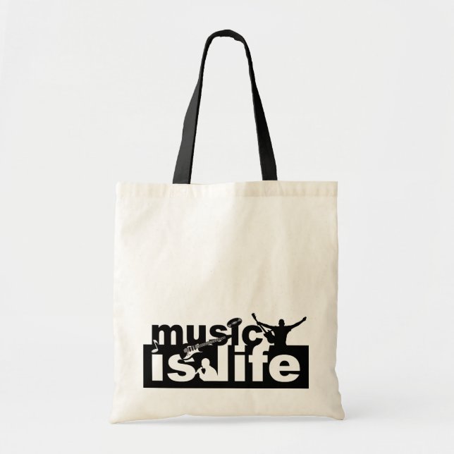 Music is Life bag - choose style, customise! (Front)