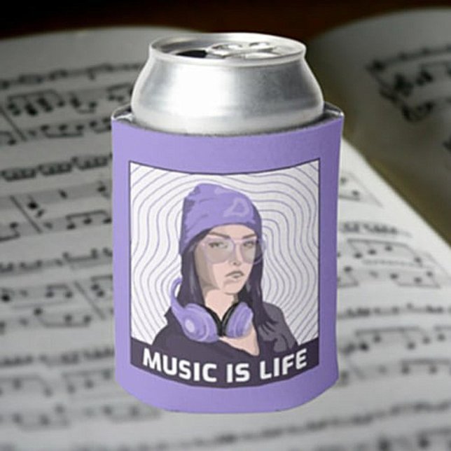 Music Is Life Can Cooler – Lavender Edition (Creator Uploaded)