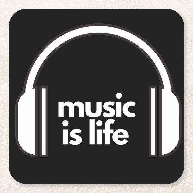 Music is Life Coaster (Front)