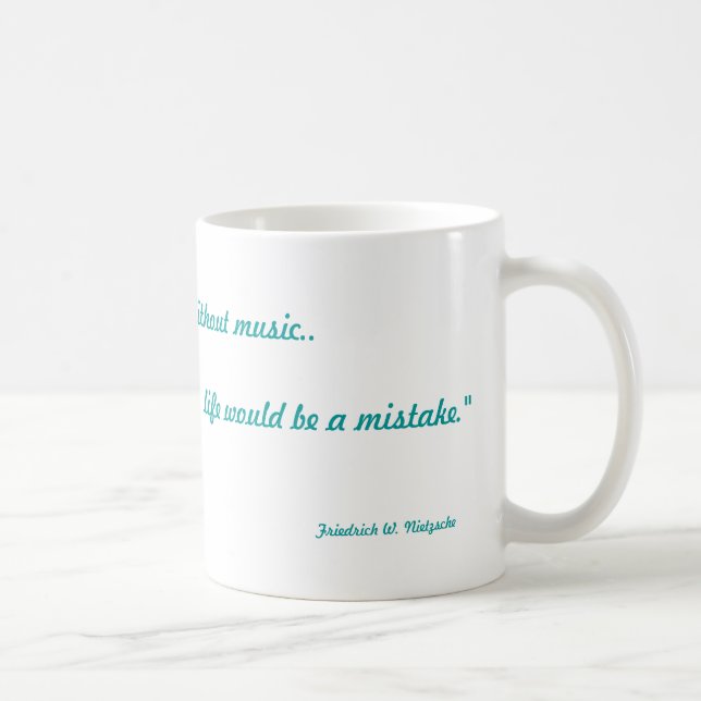 Music is Life Coffee Mug (Right)