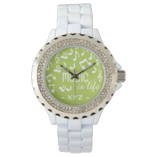 Music Is Life custom watches