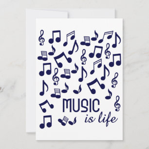 Music is Life invitation