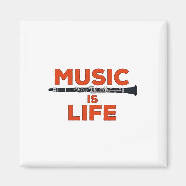 Music is Life Magnet (Front)