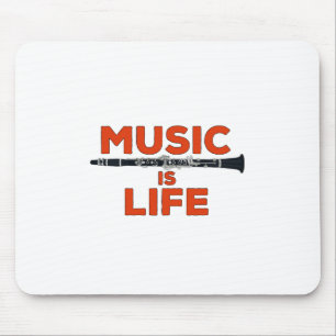 Music is Life Mouse Mat