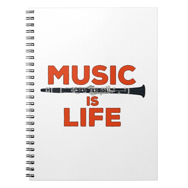 Music is Life Notebook (Front)
