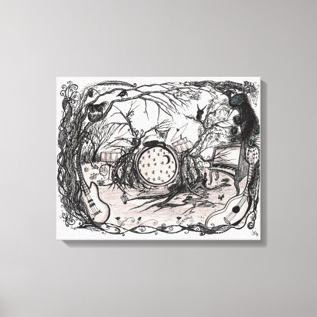 Music is Life - Premium Canvas (Matte) Print (Front)