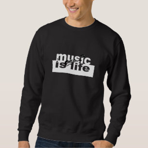 Music is Life shirt - choose style, customise
