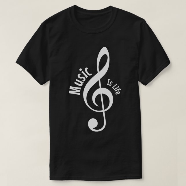 Music is life T-Shirt (Design Front)