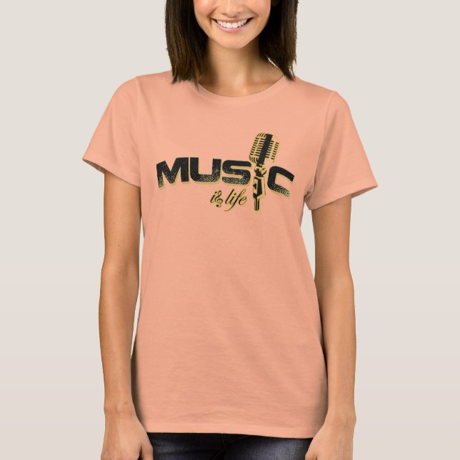 Music is life T-Shirt (Front)