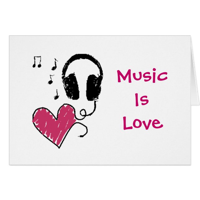 Music Is Love, Love Is Music (Front Horizontal)