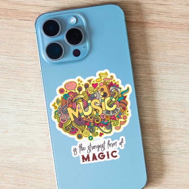 Music is Magic Customisable Quote Art (Creator Uploaded)