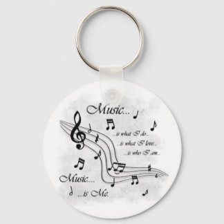 Music Is Me Key Ring