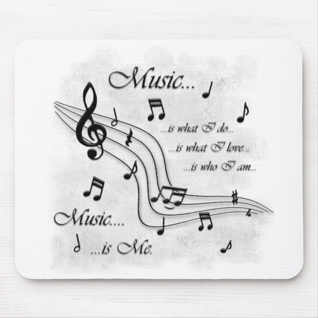 Music Is Me Mouse Mat (Front)