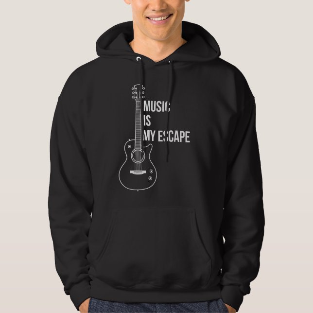 Music Is My Escape Hoodie (Front)