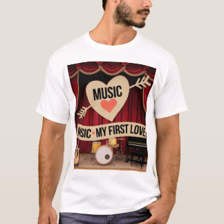 Music Is My First Love T-Shirt