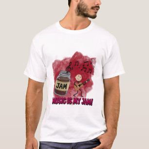 Music Is My Jam Purple T-Shirt