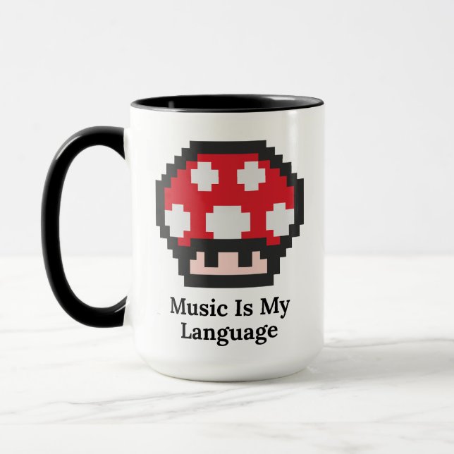  Music Is My Language Mug (Left)