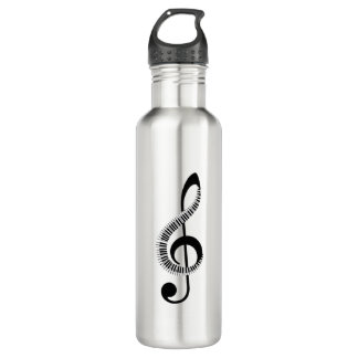 Music is my life 710 ml water bottle