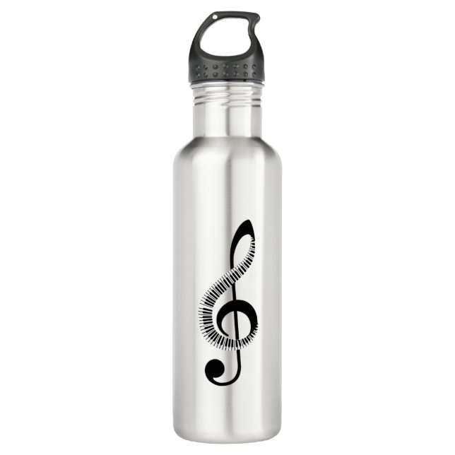 Music is my life 710 ml water bottle (Front)