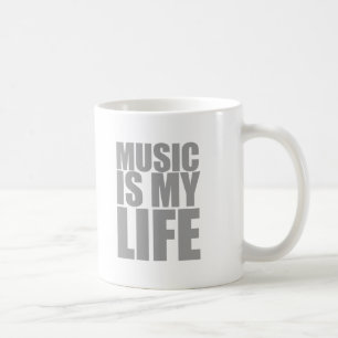 Music Is My Life - DJ Disc Jockey Audio Coffee Mug