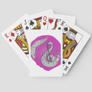 Music is My Life Playing Cards