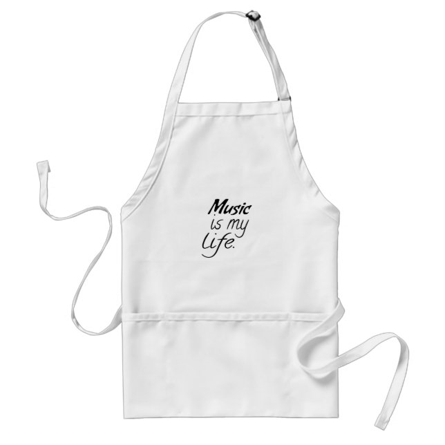 Music is My LIFE Standard Apron (Front)