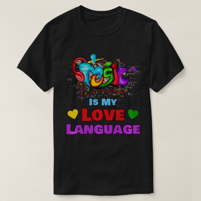 Music Is My Love Language Love Music Pullover 1  (Design Front)