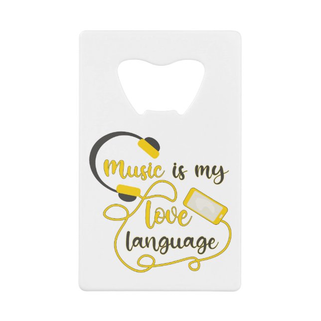 Music is my love language romantic phrase (Front)
