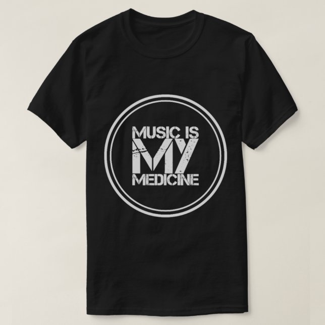 Music is my medicine Classic T-Shirt (Design Front)