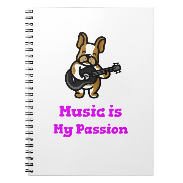 Music is My Passion Notebook (Front)
