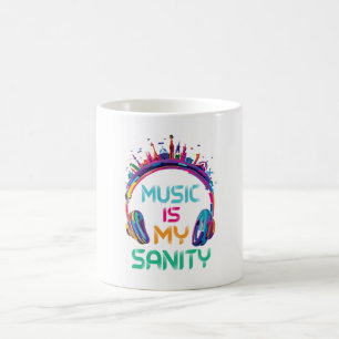 Music Is My Sanity Coffee Mug