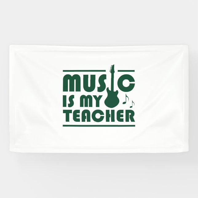 Music Is My Teacher Banner (Horizontal)