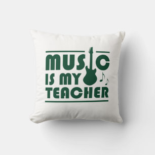 Music Is My Teacher Cushion
