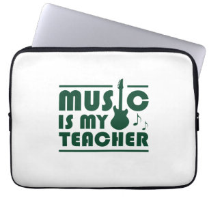 Music Is My Teacher Laptop Sleeve