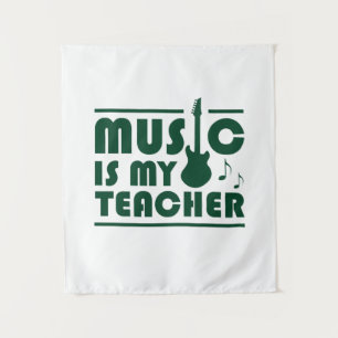 Music Is My Teacher Tapestry