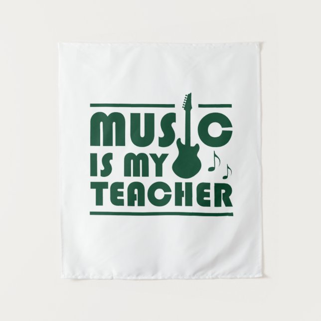 Music Is My Teacher Tapestry (Front)