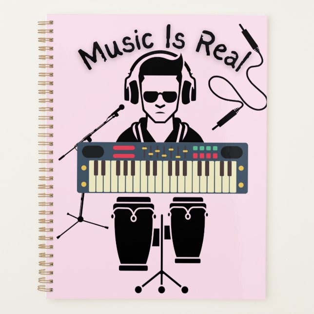 Music Is Real Planner (Front)