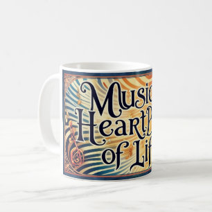 Music Is The Heartbeat Of Life Coffee Mug