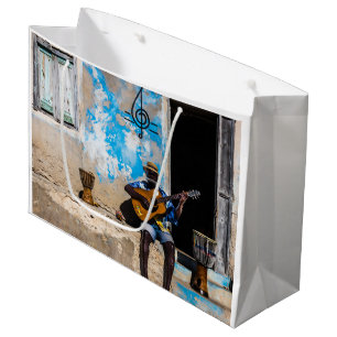 Music is the medicine of the mind large gift bag