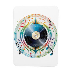 Music is the soul of life magnet