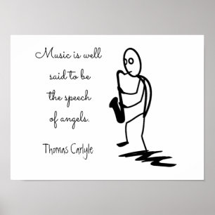 Music is well said **Quote** Poster