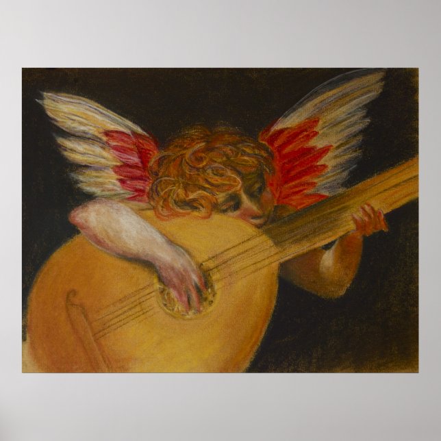 Music is well said to be the speech of angels poster (Front)