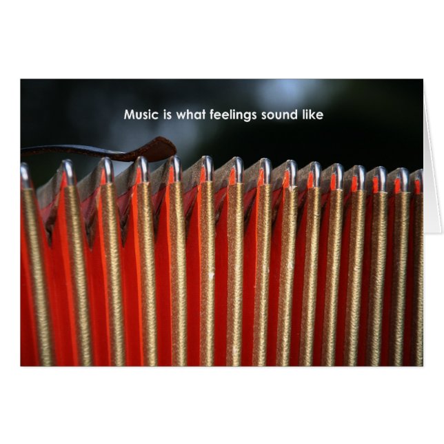 Music is what feelings sound like (Front Horizontal)