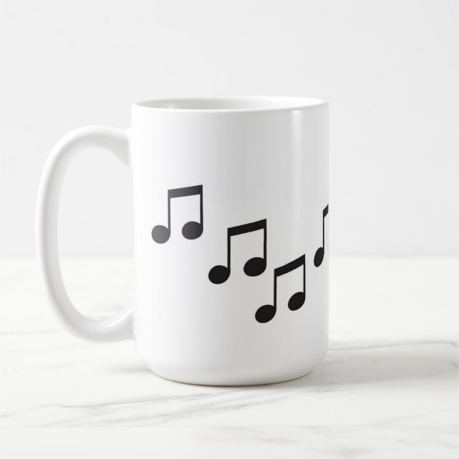 Music Is What Feelings Sound Like Coffee Mug (Left)