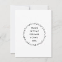 Music is What Feelings Sound Like on a 