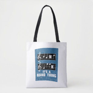 Music - It's A Band Thing Tote Bag