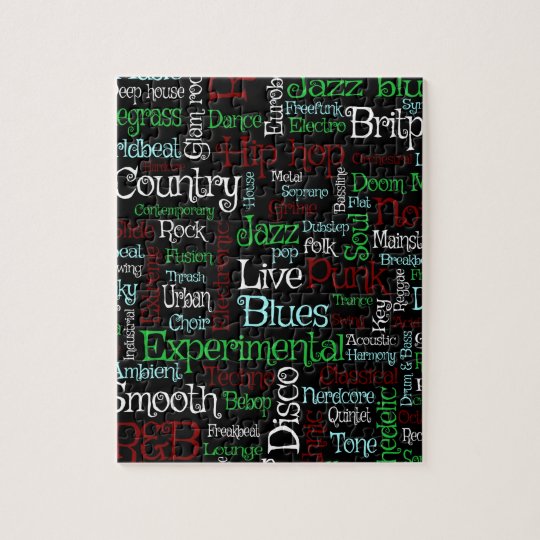 Music Jigsaw Puzzle Zazzle.co.uk