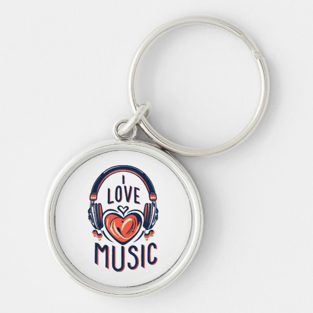 music  key ring (Front)